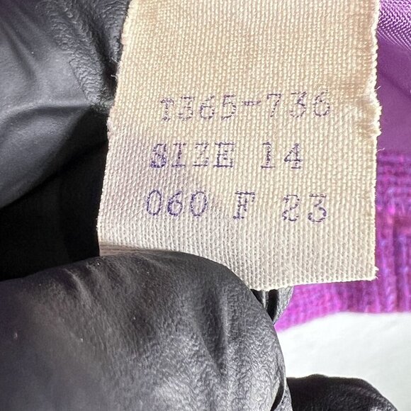 Pendleton Women 14 Pure Virgin Wool Blazer Purple Tweed Jacket USA Made Timeless - Picture 14 of 16